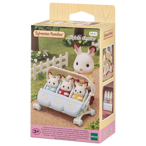 Poussette trio sylvanian - poussette,