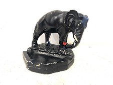 Ancien cendrier en plâtre décor Éléphant début 1900