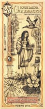 25 Dakota Du Sud Goldback 999 Or 1/40 Oz Billet En Feuille Monnaie 24kt Lingot
