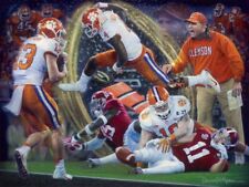 DANIEL MOORE CLEMSON TIGERS LEGENDS AND CHAMPIONS L/E NATIONAL CHAMPS PRINT