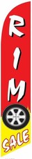 Rim Sale (red/yellow) Feather Banner Swooper Flag -No Wind Required-...