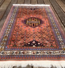 Superbe Ancien Tapis persan - Laine noué main - 116 X  78 cms -