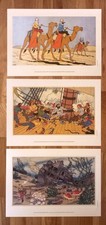 Lot de 3 Lithographies Tintin, édition Hergé-Moulinsart 2012, Litho BD