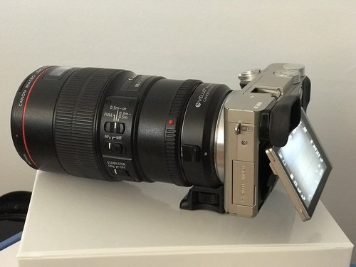 Canon lens adapter for - lens, sony