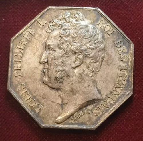 Jeton argent louis philippe - jeton,