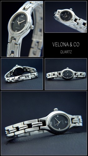 Montre femme velona acier - montre,