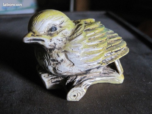 Oiseau moineau resine cm - oiseau, en