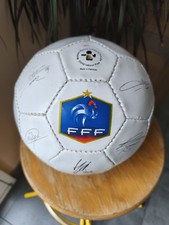 BALLON DÉDICACÉ ÉQUIPE FRANCE 2010-2012 Équipe L Blanc BENZEMA LLORIS SAGNA Etc