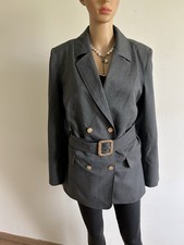 Veste grise neuve avec ceinture Naf Naf taille 42 (valeur 75€)