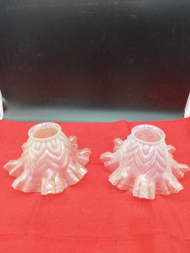 Deux tulipes lampe verre - de,