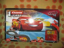 Ancien CIRCUIT ÉLECTRIQUE MY FIRST CARRERA GO!!! DISNEY PIXAR CARS Slot Voiture