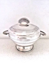 Sucrier Art Déco en métal