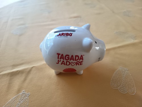 Tirelire cochon publicitaire