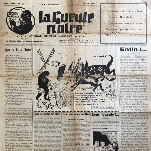 Journal mensuel gueule - journal,