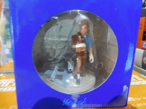 Figurine scene tintin voie - ,