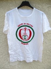 T-shirt équipe de voltige aérienne MAROC avion vintage collection années 80 S