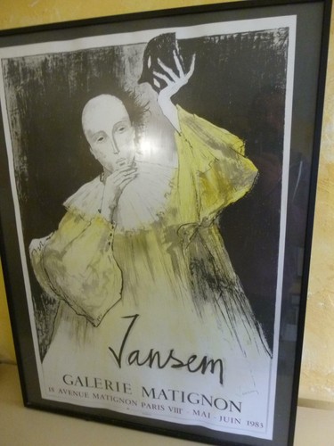Affiche lithographie jansem - affiche,