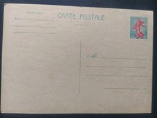 Carte Entier Postaux Semeuse