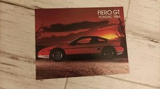 Prospectus / Prospekt / Brochure PONTIAC Fiero GT 1986 Canada