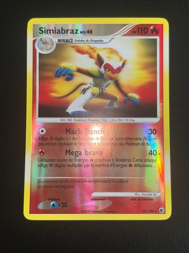 Carte pokemon simiabraz - carte,