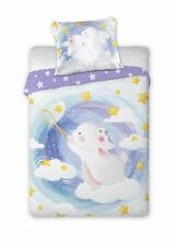 Linge De Lit Bébé Avec Des Lapins 100x135 Cm 100% Coton