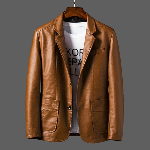 Blouson veste blazer cuir - blazer, pu