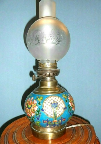 Lampe pétrole électrifié - pétrole,