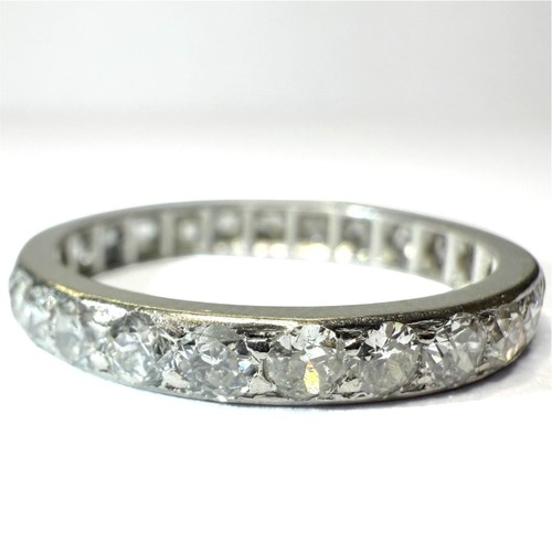 Bague éternité 100 platiné - bague,