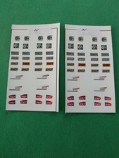 TRAIN. ECHELLE N. 2  KITS . DECALCOMANIES. LOGOS  SNCF. POUR LOCOMOTIVES. 