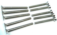 M5x0.8x50 M5 X 50 Tête Fraisée Csk Douille Tête Boulons Vis Ti Titane GR5