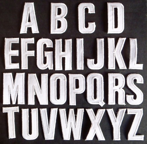 Lettre lettres floquer - lettres, à