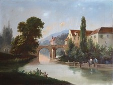 BARBIZON HST SIGNEE L.HENRY POUR LUCIEN HENRY (1850-1896)