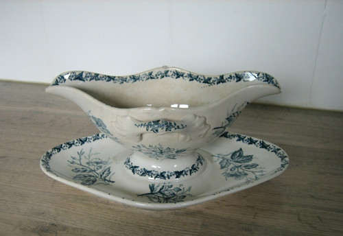 Saucière ancienne faience
