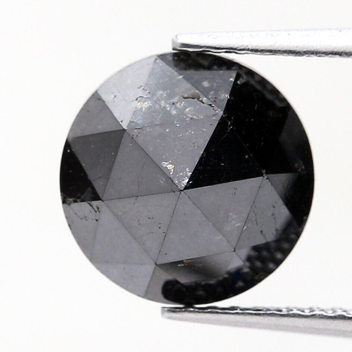 26ct diamant noir ronde - noir,