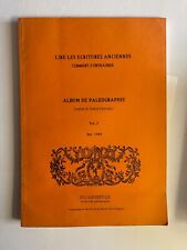 Bertoldi, Lire les écritures anciennes, Album de paléographie, textes et...