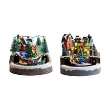 Décoration de Noël illuminée pour vitrine de magasin