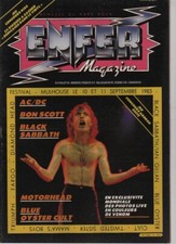 enfer magazine n° 4  - juillet 1983 /ac/dc / black sabbath / motorhead ...
