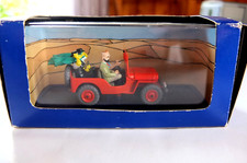 Tintin La Jeep Willys Rouge De