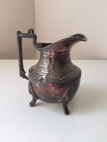 Ancien pot lait métal - pot, en