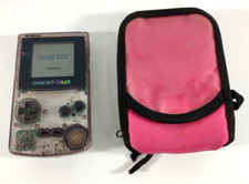 Console Nintendo Game Boy Color Translucide avec Cache piles et Housse