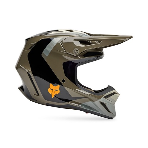 Fox brown black fade helmet - fox, v3