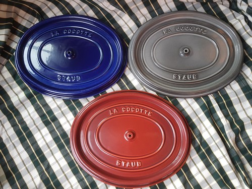Lot couvercle cocotte staub - lot,