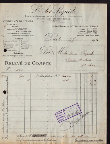 Paris division air - paris, (ix°)