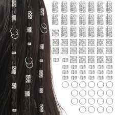 Bijoux cheveux tresse argent - cheveux,