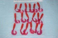 18 x Leurres souples DELALANDE KING 6cm couleur au choix neuf