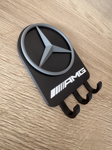 Porte clé mural - porte, mercedes