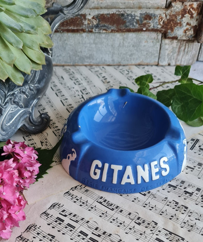 Ancien cendrier gitanes - ancien,