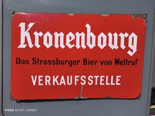 Plaque Émaillée Bière