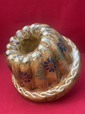 Moule à Kouglof en céramique décoré – très bon état - Alsace