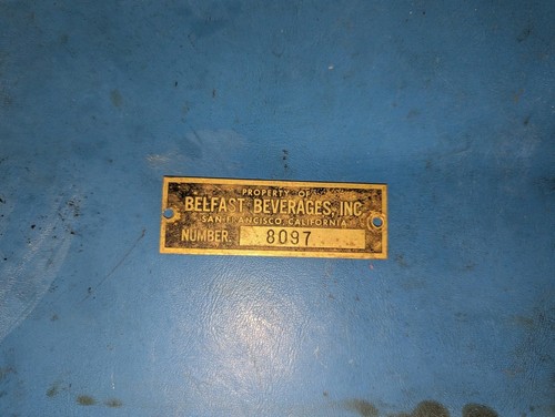 Original vintage soda machine - original,
